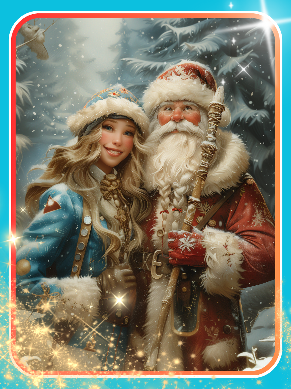 Father Frost and Snow Maiden