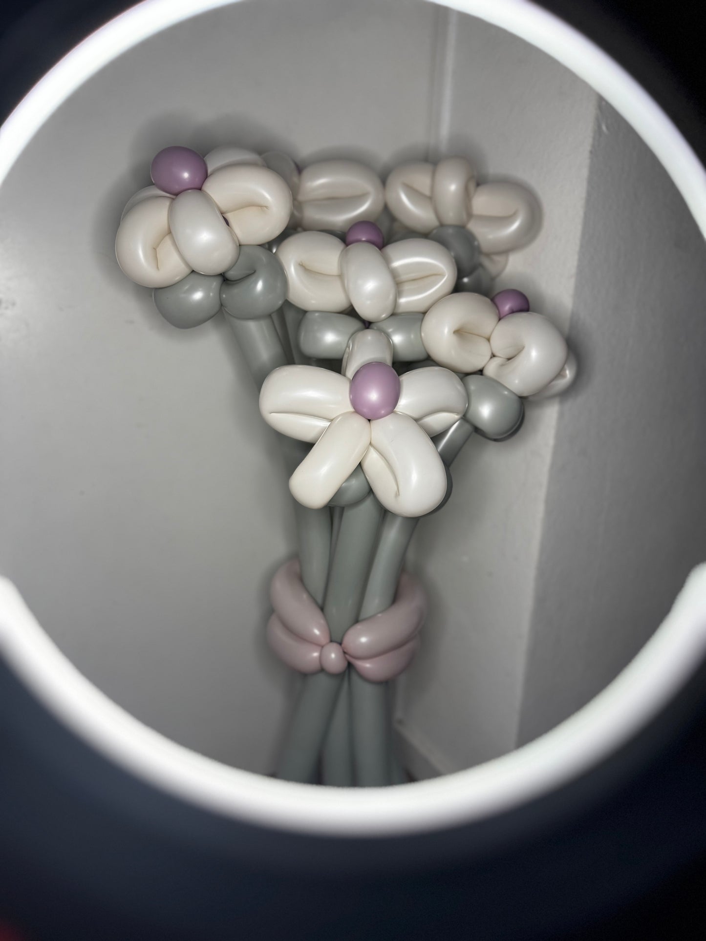 Daisy Balloon Bouquets - Powdery Elegance