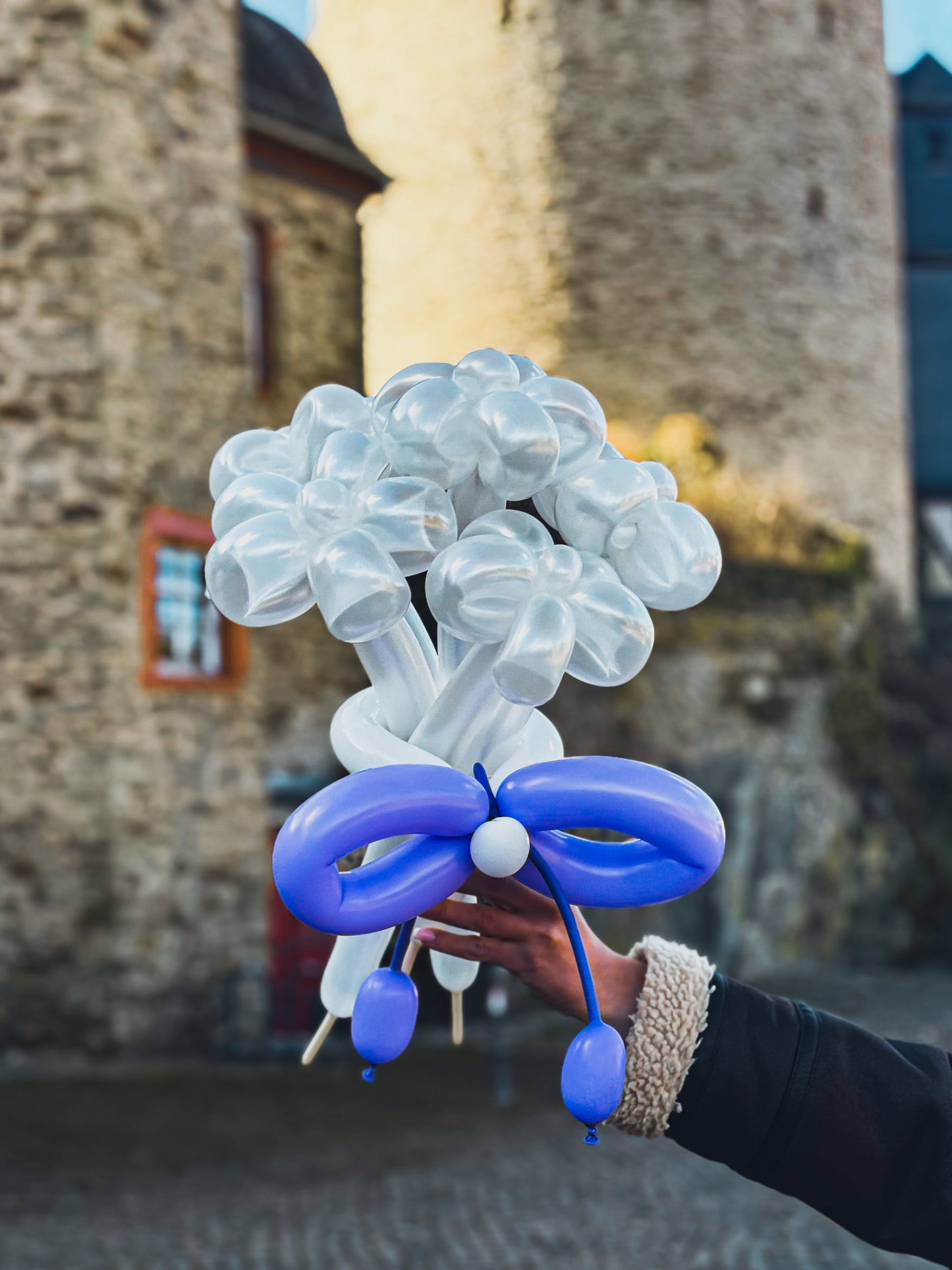 Букеты из Шаров - Ромашки - "Перламутровые Улыбки"