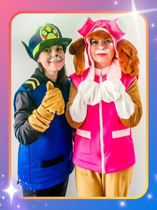 Animators Skye and Chase 