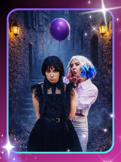 Аниматоры в стиле Уэнсдей и Энид в Германии