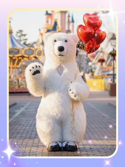 Поздравление Белого Мишки в Германии