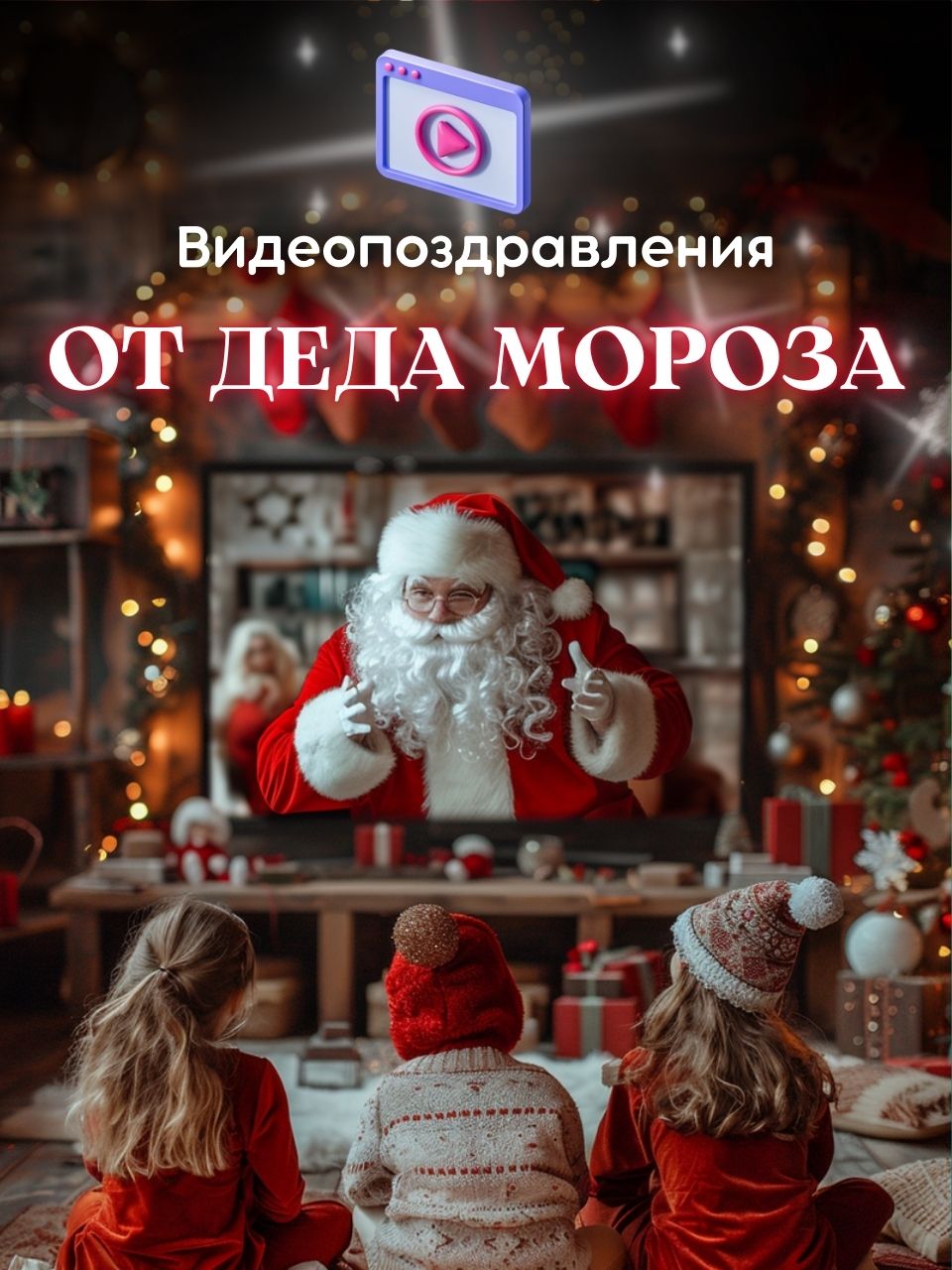 Video greetings from Santa Claus for the New Year